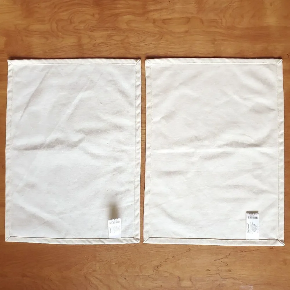 Pier 1 Chili Peppers Placemats Set of 2 Cotton Fabric 14
